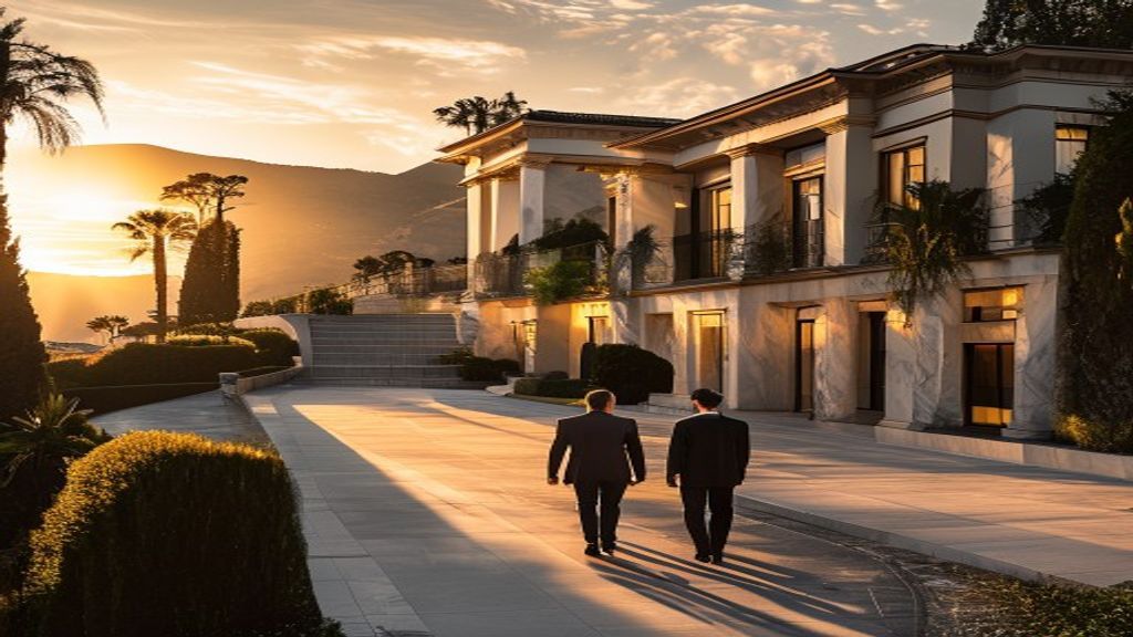 Luxurious oceanfront mansion listed as the most expensive house for sale, with grand architecture and stunning views.