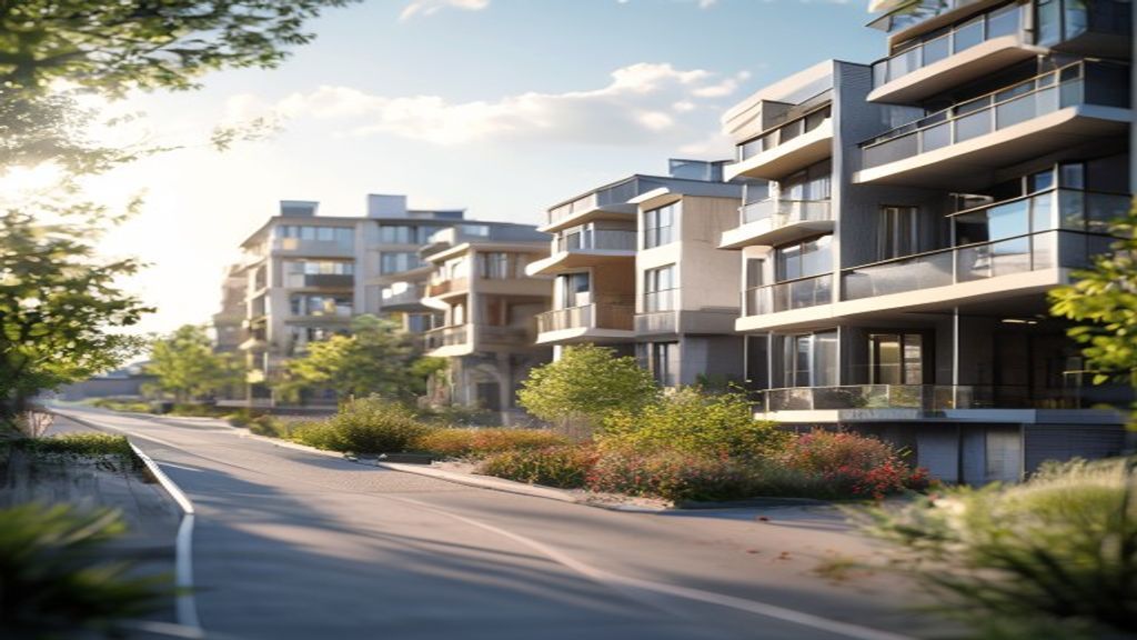 Modern new build developments showcasing contemporary architecture and sustainable design