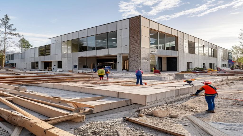 Modern new build homes with contemporary architecture and high-quality finishes
