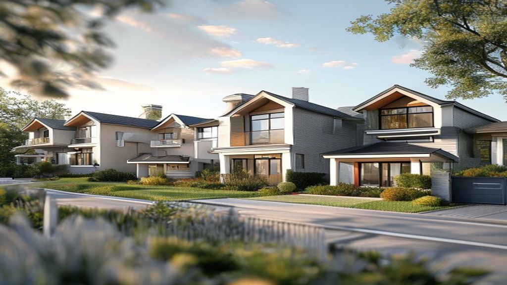 Modern new build homes for sale with spacious layouts and energy-efficient features.