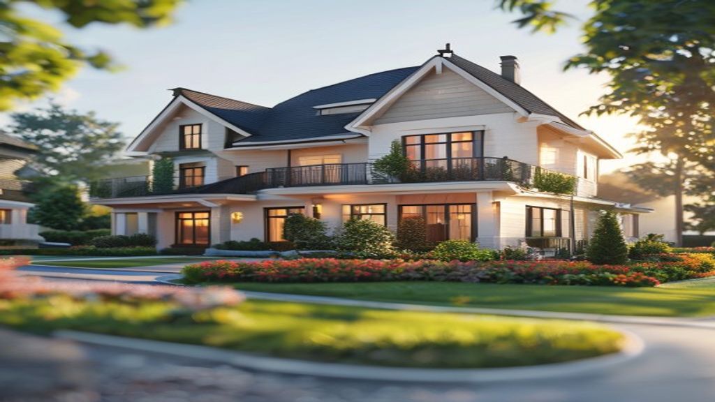 Professional real estate agent showcasing residential property for sale to interested buyers