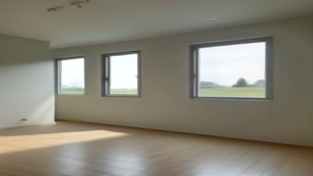 Modern new build flats with sleek design, spacious interiors and landscaped communal areas in a vibrant city.